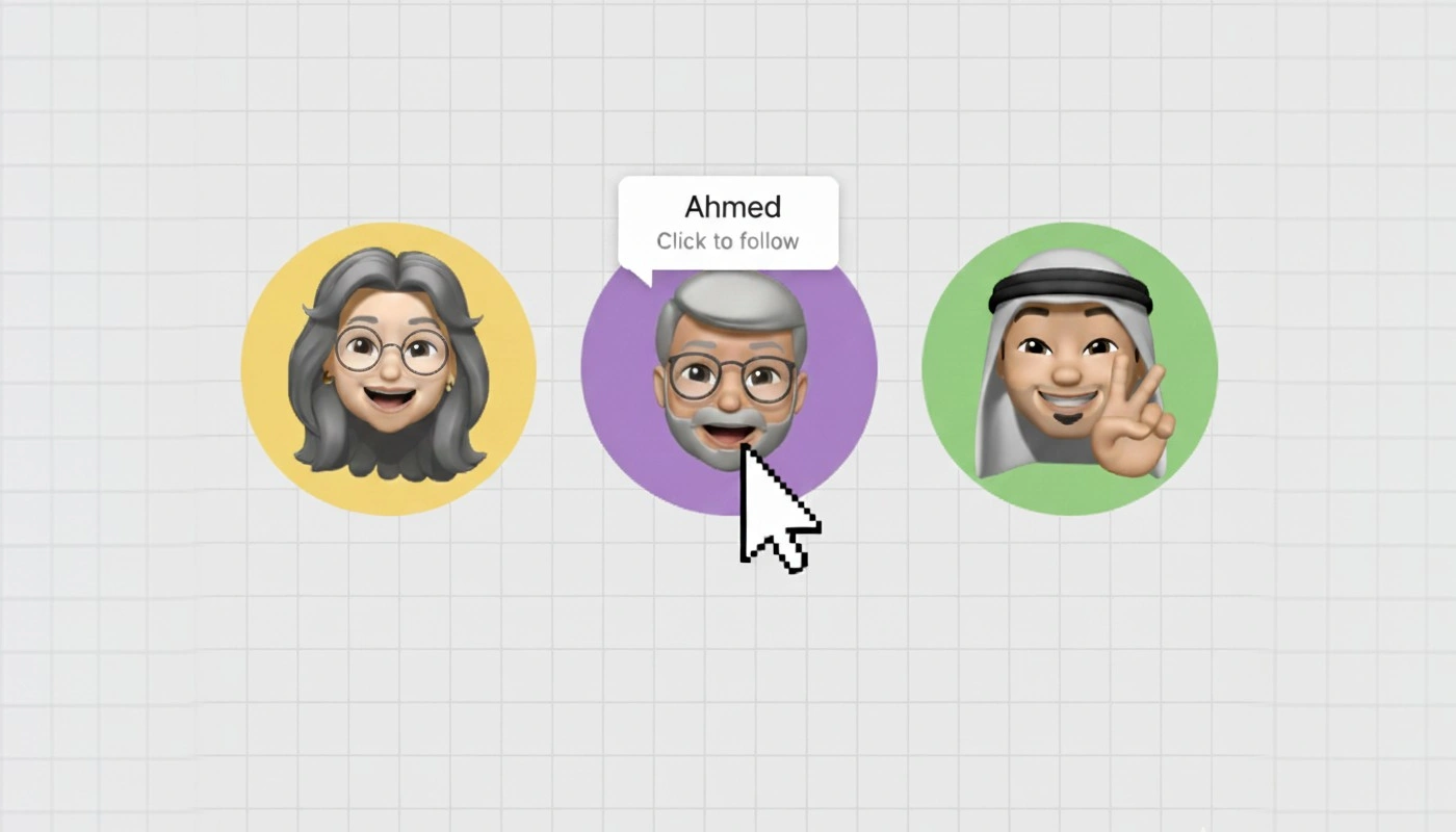 A group of people with speech bubbles above them showing collaboration features